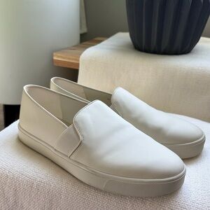 Vince Blair Perforated Leather Slip On Sneakers